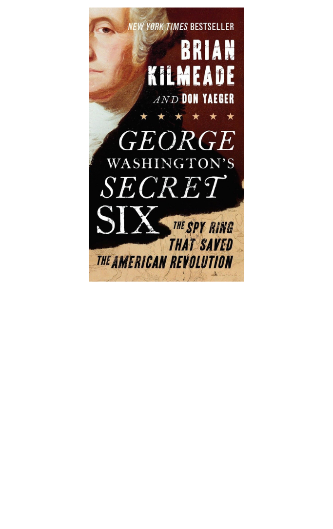 Book jacket featuring George Washington on the cover