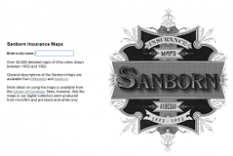 Sanborn Fire Insurance Maps screenshot