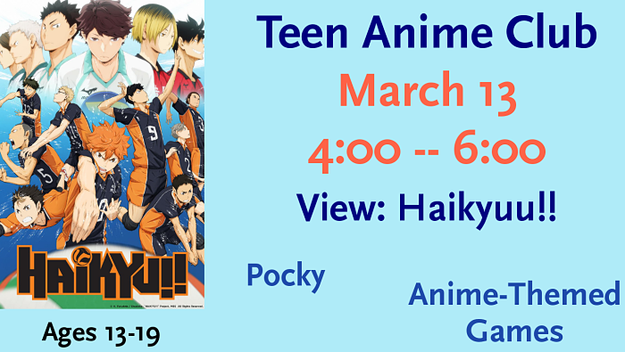 March 2020 Teen Anime