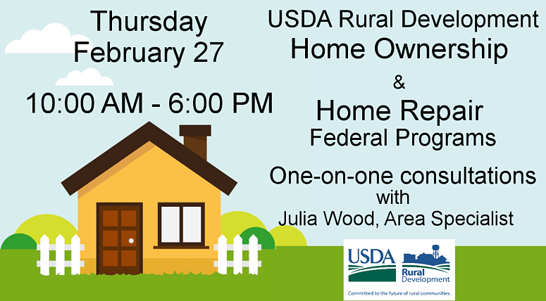 USDA Home Ownership and Repair graphic